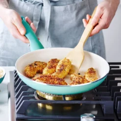 Greenpan Rio Ceramic Nonstick 10" Open Frypan | Turquoise 11 Greenpan Rio Ceramic Nonstick 10" Open Frypan | Turquoise -Chic Kitchen Utensils 10.4 7eebc495 25b0 439e 9ee1 cb2a4c09d29f