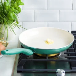 Greenpan Rio Ceramic Nonstick 10" Open Frypan | Turquoise 12 Greenpan Rio Ceramic Nonstick 10" Open Frypan | Turquoise -Chic Kitchen Utensils 10.5 8f2e98a9 efc4 4fec bf92 c4bd82b5c1d4