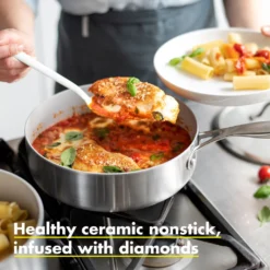 Greenpan Venice Pro Evershine Pots & Pan Set | 7 Pieces -Chic Kitchen Utensils 3 bceb5374 1cde 4851 8156 53a0c43c5088