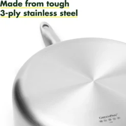 GreenPan Venice Pro Evershine Covered Sautepan W/ Helper Handle | 5 Quarts -Chic Kitchen Utensils 4 9419dbf2 df3d 41b5 b117 2a6e3bd60eb1