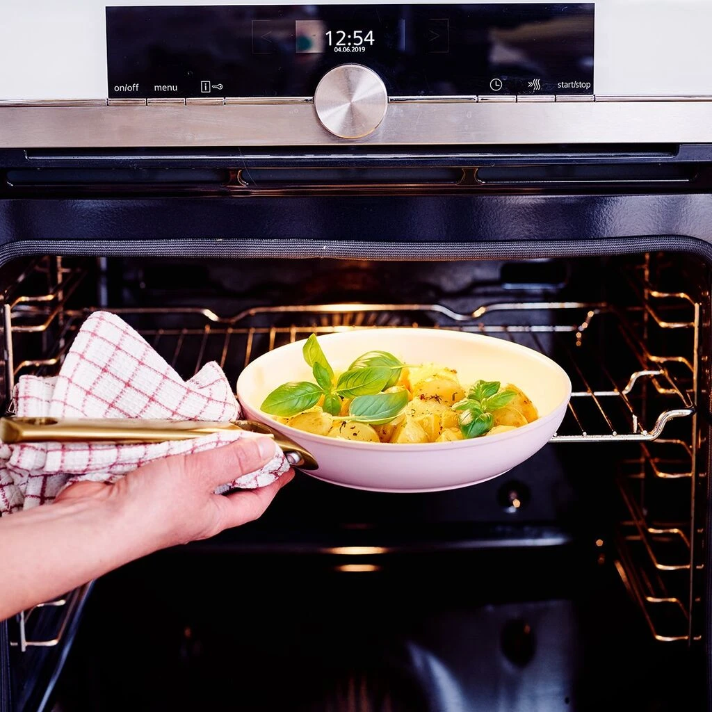 Greenpan Reserve Ceramic Nonstick 8" & 10" Open Frypan Set | Blush 8 Greenpan Reserve Ceramic Nonstick 8" & 10" Open Frypan Set | Blush - Image 8