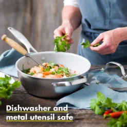 GreenPan Venice Pro Evershine Chef's Pan W/ Helper Handle | 3.5 Quarts 11 GreenPan Venice Pro Evershine Chef's Pan W/ Helper Handle | 3.5 Quarts -Chic Kitchen Utensils 6 0dad15e6 f5f8 4464 91a8 b712eea912cf