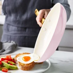 Greenpan Reserve Ceramic Nonstick 10 Piece Cookware Set | Blush -Chic Kitchen Utensils 7.3 e8b8d4d0 7492 44ea af20 e14e4bed385d