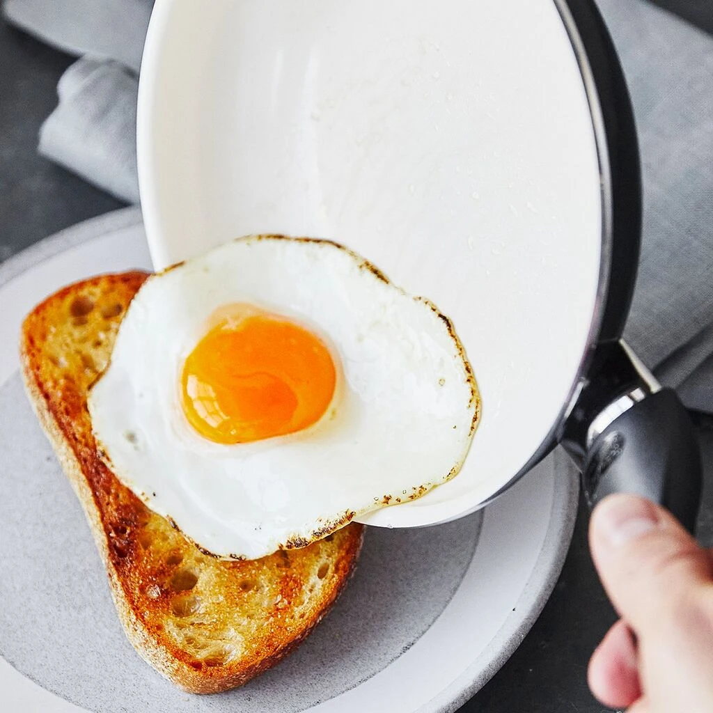 Greenpan Rio Ceramic Nonstick 8" & 10" Open Frypan Set | Black 3 Greenpan Rio Ceramic Nonstick 8" & 10" Open Frypan Set | Black - Image 3