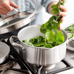 Venice Pro<br> 10pc Cookware Sets, Stainless Steel -Chic Kitchen Utensils CC000018 001 Venice Pro 10pc Cookware Sets Stainless Steel 7