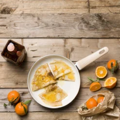 Wood-Be<br> Frying Pan, Cream White - 28cm 10 Wood-Be<br> Frying Pan, Cream White - 28cm -Chic Kitchen Utensils CC000832 001 Wood Be Frying Pan Cream White 28cm 5 ae09276f e472 474b 870f e50ee4e2a940