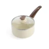 Wood-Be<br> Saucepan With Lid, Cream White - 16cm