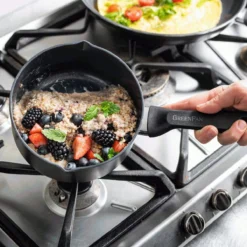 Memphis<br> 7pc Cookware Sets, Black -Chic Kitchen Utensils CC001666 001 Memphis 7pc Cookware Sets Black 7