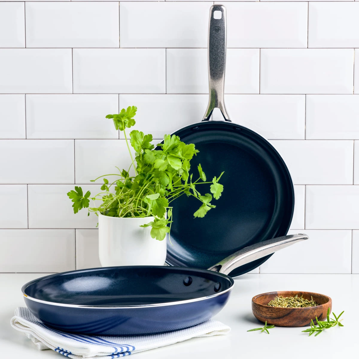 Blue Diamond<br>Classic 2 Piece Frypan Set 2 Blue Diamond<br>Classic 2 Piece Frypan Set - Image 2