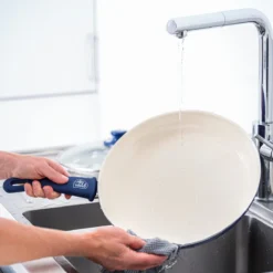 GreenLife Soft Grip<br> 16pc Cookware Set, Night Blue -Chic Kitchen Utensils CC002378 001 GreenLife Soft Grip GreenLife Soft Grip 16pc cookware set NIGHT BLUE 11 e0eb6d57 7666 4f88 a2ad 8c1e04abc8c9