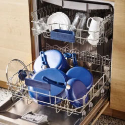 GreenLife Soft Grip<br> 16pc Cookware Set, Night Blue -Chic Kitchen Utensils CC002378 001 GreenLife Soft Grip GreenLife Soft Grip 16pc cookware set NIGHT BLUE 12 dc773b22 6583 4590 a2c2 624e1456e7d7