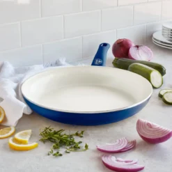 GreenLife Soft Grip<br> Frying Pan, Night Blue - 30cm -Chic Kitchen Utensils CC002380 001 GreenLife Soft Grip GreenLife SOFT GRIP FRYING PAN NIGHT BLUE 30 CM 4 a06c4505 c981 4037 996b c097dd5cfb43