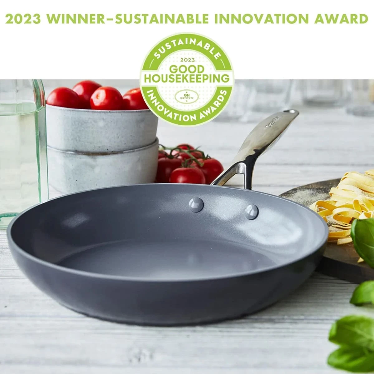 Valencia Pro<br> Frying Pan, Grey - 26cm 2 Valencia Pro<br> Frying Pan, Grey - 26cm - Image 2