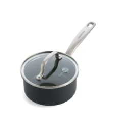 Chatham<br> SAUCEPAN WITH LID, BLACK - 20CM
