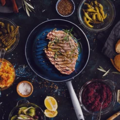 Blue Diamond<br>Classic 28cm Open Grill Pan 7 Blue Diamond<br>Classic 28cm Open Grill Pan -Chic Kitchen Utensils CC002803 001 Blue Diamond Blue Diamond Classic 28cm Open Grill Pan 3 0cb1e095 6bce 44cd 9e04 7918566be638