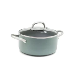 Mayflower<br> Stock Pot With Lid, Smokey Sky Blue - 24cm