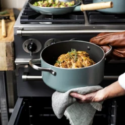 Mayflower<br> Stock Pot With Lid, Smokey Sky Blue - 24cm -Chic Kitchen Utensils CC003224 001 Mayflower Stock Pot with Lid Smokey Sky Blue 24cm 5 a8921124 af63 4dc0 b23c 868989c32335