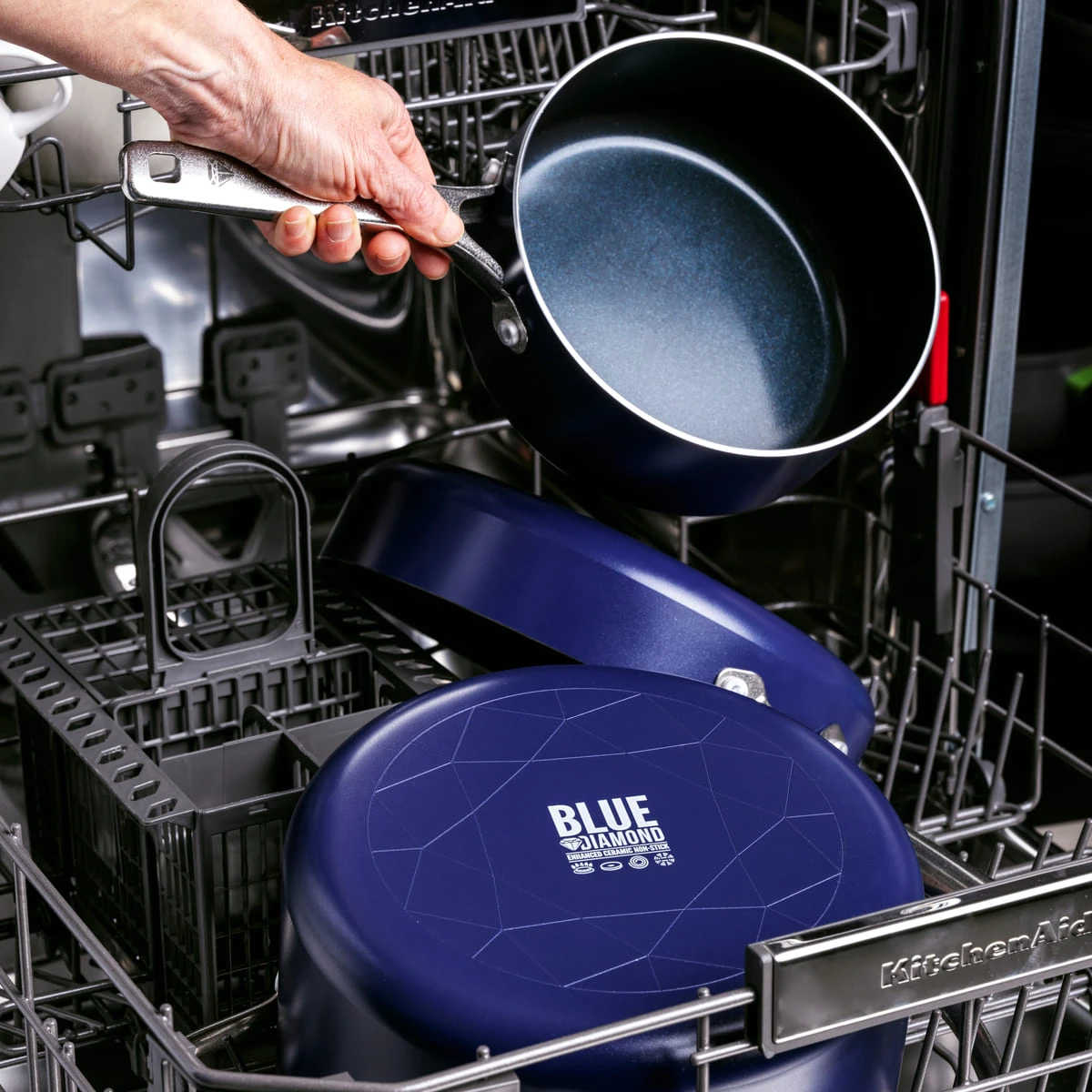 Blue Diamond<br> Saucepan - 18cm 5 Blue Diamond<br> Saucepan - 18cm - Image 5