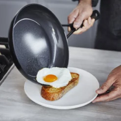 Smartshape<br> FRYING PAN, BLACK - 24CM -Chic Kitchen Utensils CC003412 001 Smartshape FRYING PAN BLACK 24CM 5 722fb1c8 aefc 455b a93a eda83998be02