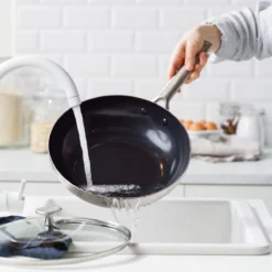 Blue Diamond<br> Tri Ply Stainless Steel Frying Pan, 28cm -Chic Kitchen Utensils CC003687 001 Blue Diamond Blue Diamond Tri Ply Stainless Steel Frying Pan 28cm 6 adb610b4 161c 4df4 a021 6ef105ee4be4