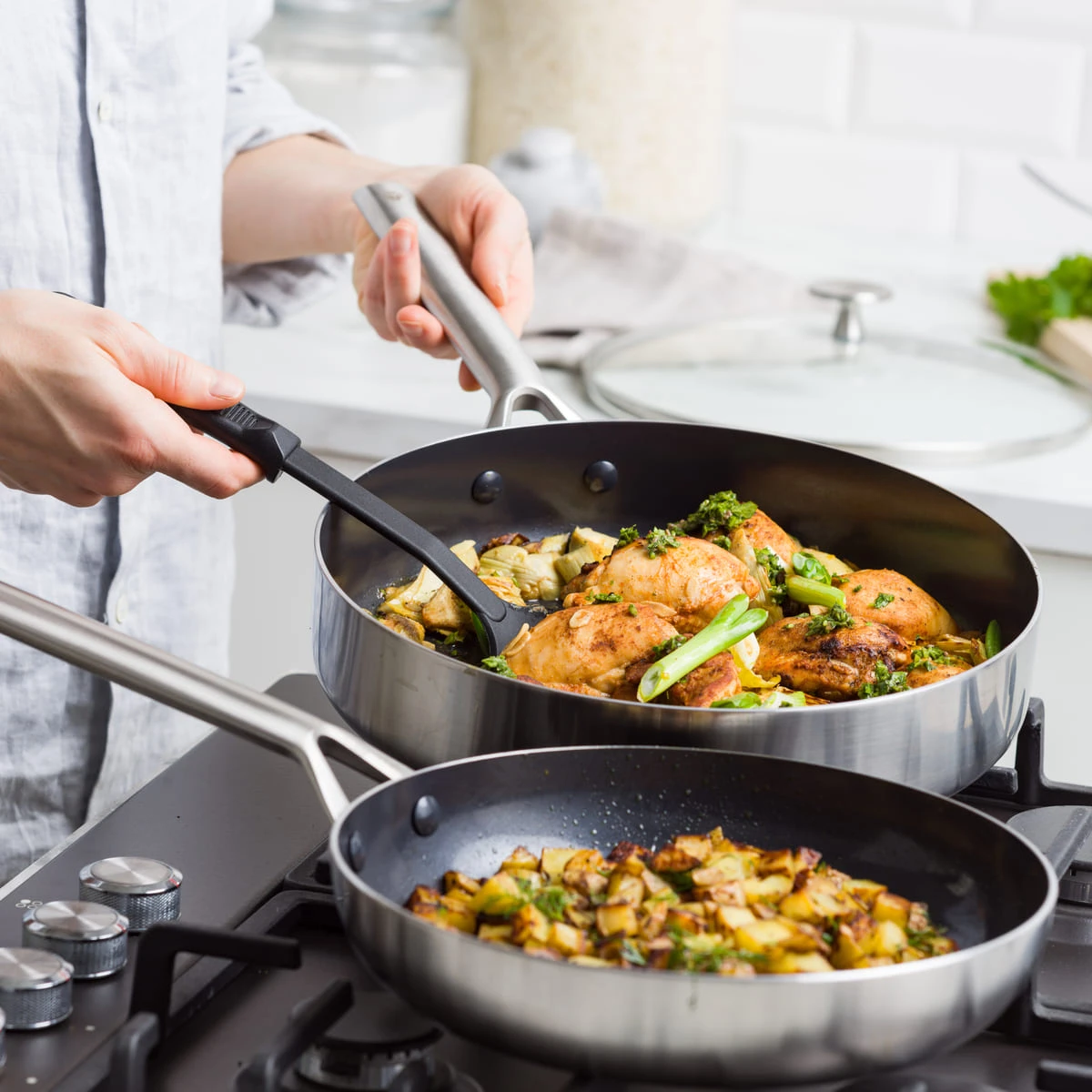 Blue Diamond<br> Tri-Ply Stainless Steel, 4 Piece Set 2 Blue Diamond<br> Tri-Ply Stainless Steel, 4 Piece Set - Image 2