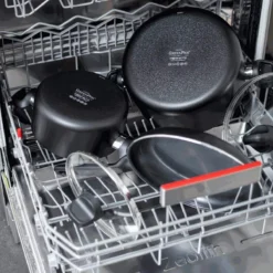 Memphis<br> 6pc Cookware Sets, Black - 16, 18 & 20cm -Chic Kitchen Utensils CC003706 001 Memphis 6pc Cookware Sets Black 16 18 20cm 4