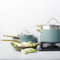 Padova<br> Frying Pan, Smokey Sky Blue - 24cm 12 Padova<br> Frying Pan, Smokey Sky Blue - 24cm -Chic Kitchen Utensils CC003714 001 Padova Frying Pan Smokey Sky Blue 24cm 6