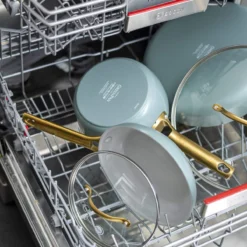 Padova<br> Frying Pan, Smokey Sky Blue - 24cm 13 Padova<br> Frying Pan, Smokey Sky Blue - 24cm -Chic Kitchen Utensils CC003714 001 Padova Frying Pan Smokey Sky Blue 24cm 7