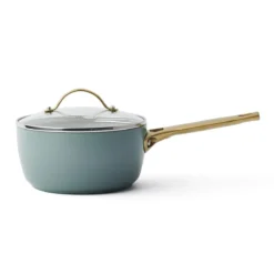 Padova<br> Saucepan With Lid, Smokey Sky Blue - 18cm -Chic Kitchen Utensils CC003717 001 Padova Saucepan with Lid Smokey Sky Blue 18cm 3