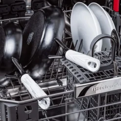 Smart Shape<br> Frying Pan, Black/Marble - 28cm -Chic Kitchen Utensils CC003721 001 Smart Shape Frying Pan Black Marble 28cm 6