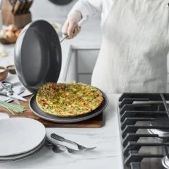 Valencia Pro<br> Frying Pan, Grey - 24cm -Chic Kitchen Utensils CC003758 001 Valencia Pro VALENCIA PRO FRYING PAN GREY 24CM 5 cb34ddd1 c63a 457f 9e2b eaca7f64fa88