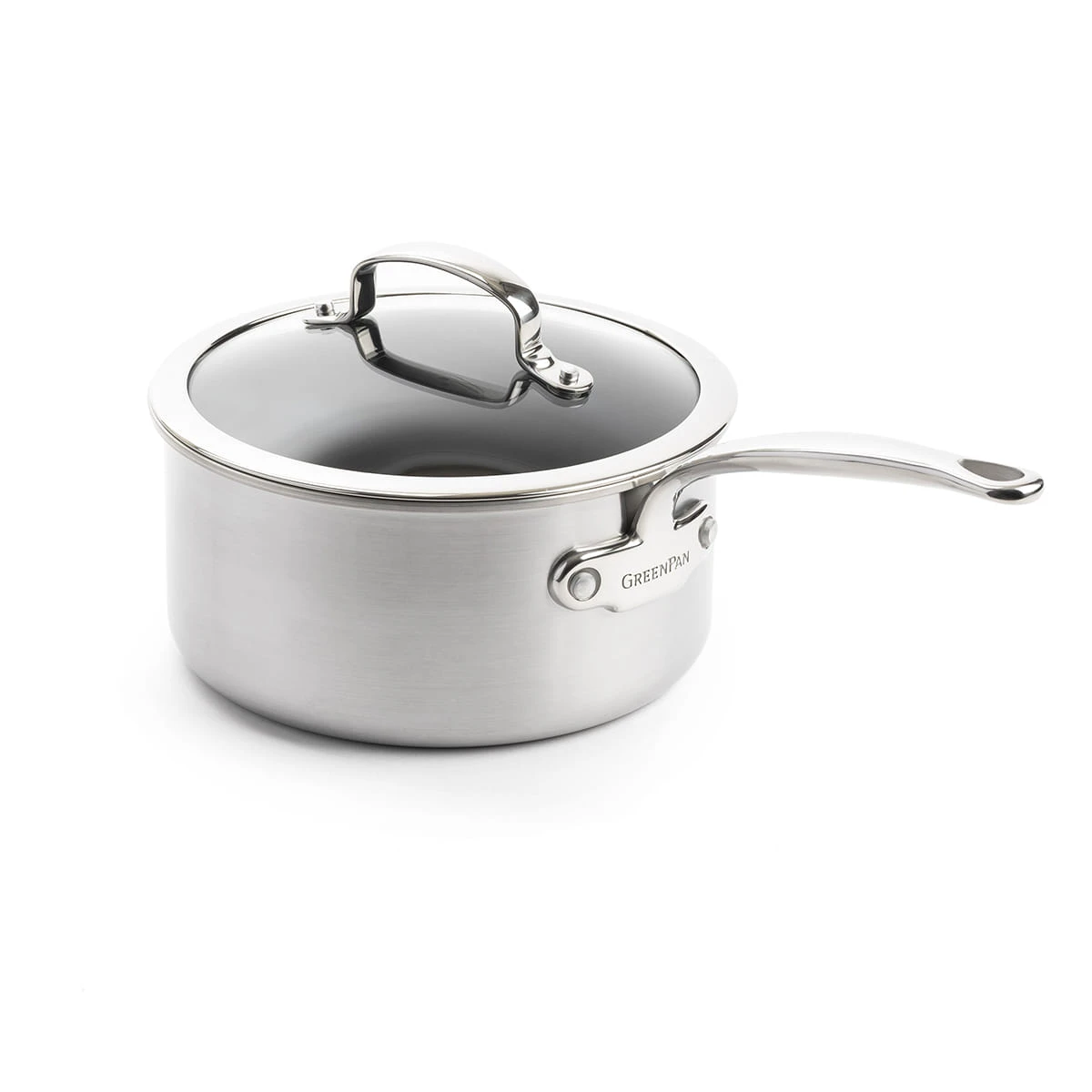 Premiere<br> Saucepan With Lid, Stainless Steel - 20cm 1 Premiere<br> Saucepan With Lid, Stainless Steel - 20cm
