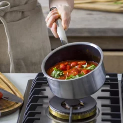 Premiere<br> Saucepan With Lid, Stainless Steel - 20cm 16 Premiere<br> Saucepan With Lid, Stainless Steel - 20cm -Chic Kitchen Utensils CC004406 001 Premiere Saucepan with Lid Stainless Steel 20cm 8