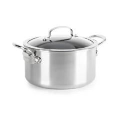 Premiere<br> Stock Pot With Lid, Stainless Steel - 24cm