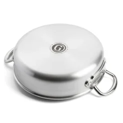 Premiere<br> Skillet With Lid, Stainless Steel - 30cm -Chic Kitchen Utensils CC004414 001 Premiere Skillet with Lid Stainless Steel 30cm 4