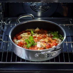 Premiere<br> Skillet With Lid, Stainless Steel - 30cm -Chic Kitchen Utensils CC004414 001 Premiere Skillet with Lid Stainless Steel 30cm 7