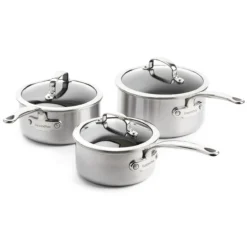 Premiere<br> 6pc Cookware Sets, Stainless Steel - 16, 18 & 20cm