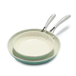 GreenLife Artisan <br> 2pc Cookware Sets, Turquoise - 20 & 26CM