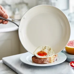 GreenLife Artisan <br> 2pc Cookware Sets, Pink - 20 & 26CM -Chic Kitchen Utensils CC004705 001 GreenLife ARTISAN 2PC COOKWARE SETS PINK 20 26CM 4