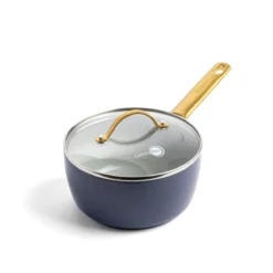 Padova<br> Saucepan With Lid, Dark Blue - 18cm