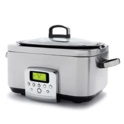 Slow Cooker<br> Stainless Steel, 6L