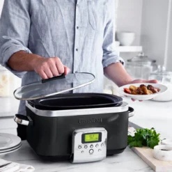 Slow Cooker<br> Black, 6L -Chic Kitchen Utensils CC005723 001 SLOW COOKER BLACK 6L 5 R1 a6c34365 feb0 4432 889e a2d5de6c85f1