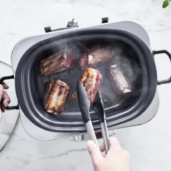 Slow Cooker<br> Black, 6L -Chic Kitchen Utensils CC005723 001 Slow Cooker Black 6L 6 dc73e210 c4fe 4de2 8ef7 f5ae828d1a2b