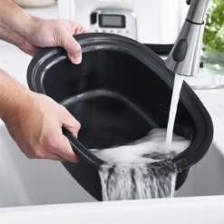 Slow Cooker<br> Black, 6L -Chic Kitchen Utensils CC005723 001 Slow Cooker Black 6L 8 0830d3c8 2c00 4f22 baba 8a52a725844c