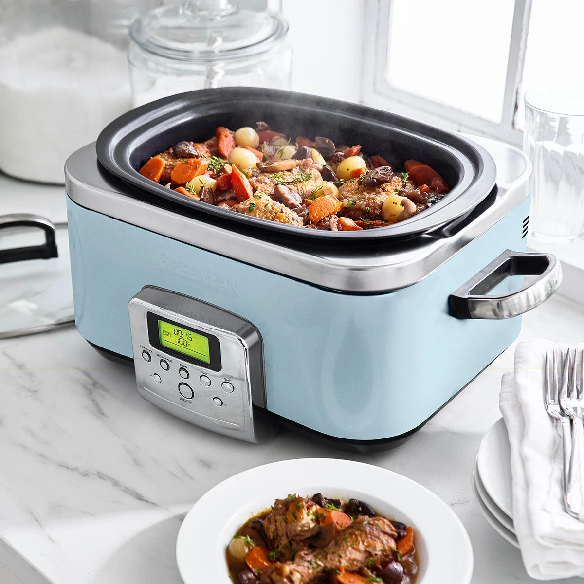 Slow Cooker<br> Blue Haze, 6L 4 Slow Cooker<br> Blue Haze, 6L - Image 4