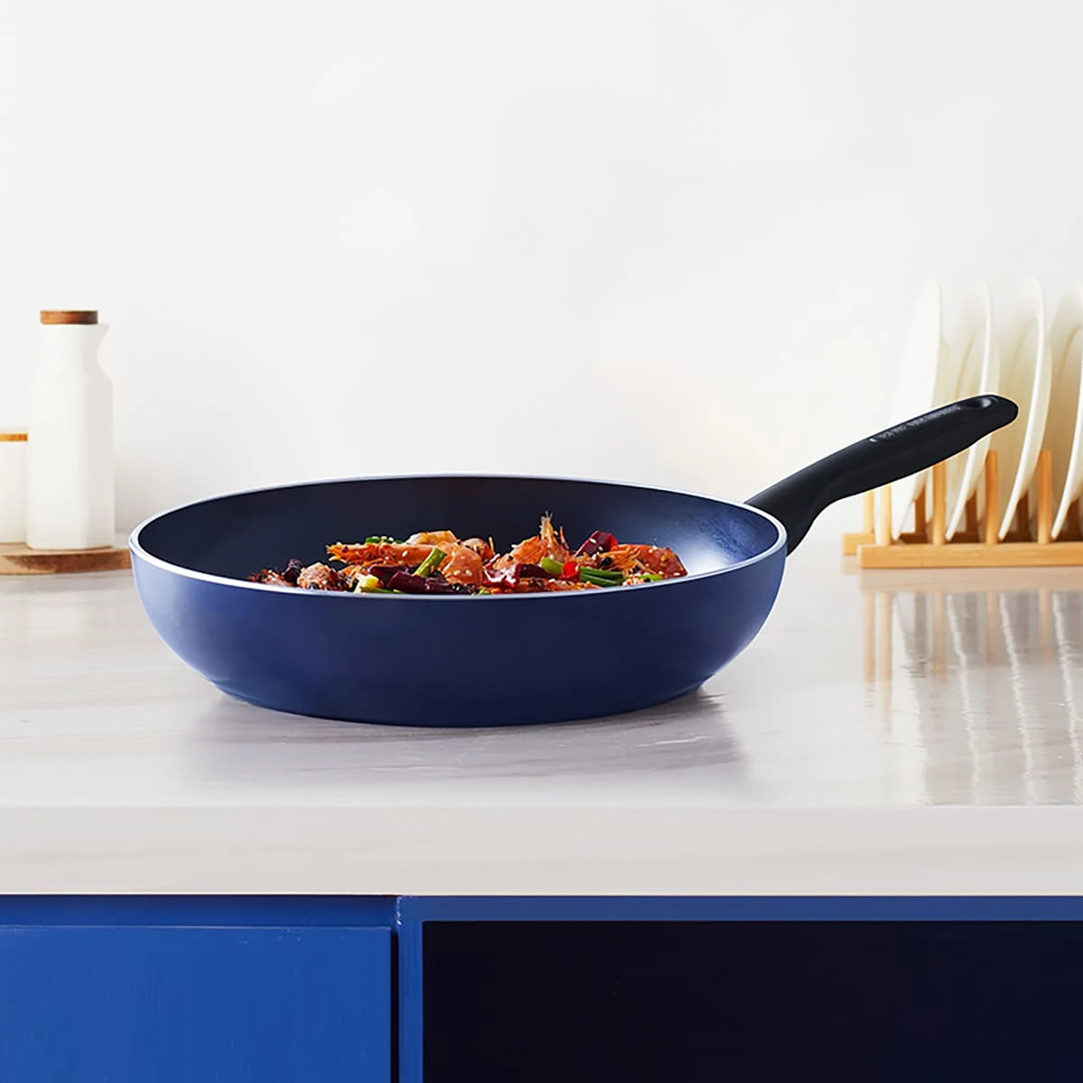 Blue Diamond<br> Deep Frying Pan - 24cm 1 Blue Diamond<br> Deep Frying Pan - 24cm