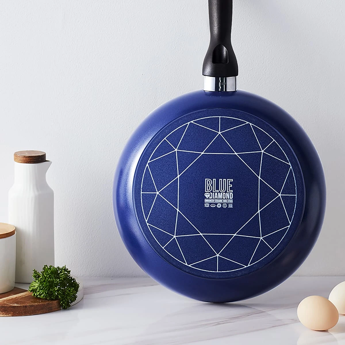 Blue Diamond<br> Deep Frying Pan - 24cm 4 Blue Diamond<br> Deep Frying Pan - 24cm - Image 4