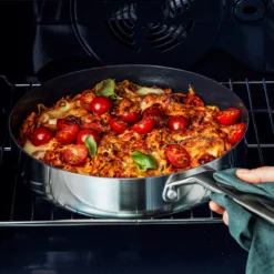 Blue Diamond<br> Tri Ply Stainless Steel Skillet, 28cm -Chic Kitchen Utensils CC006476 013 Blue Diamond Blue Diamond Tri Ply Stainless Steel Skillet 28cm 3 8f526234 8ac4 42f1 85bc 4c7b7eecbccf