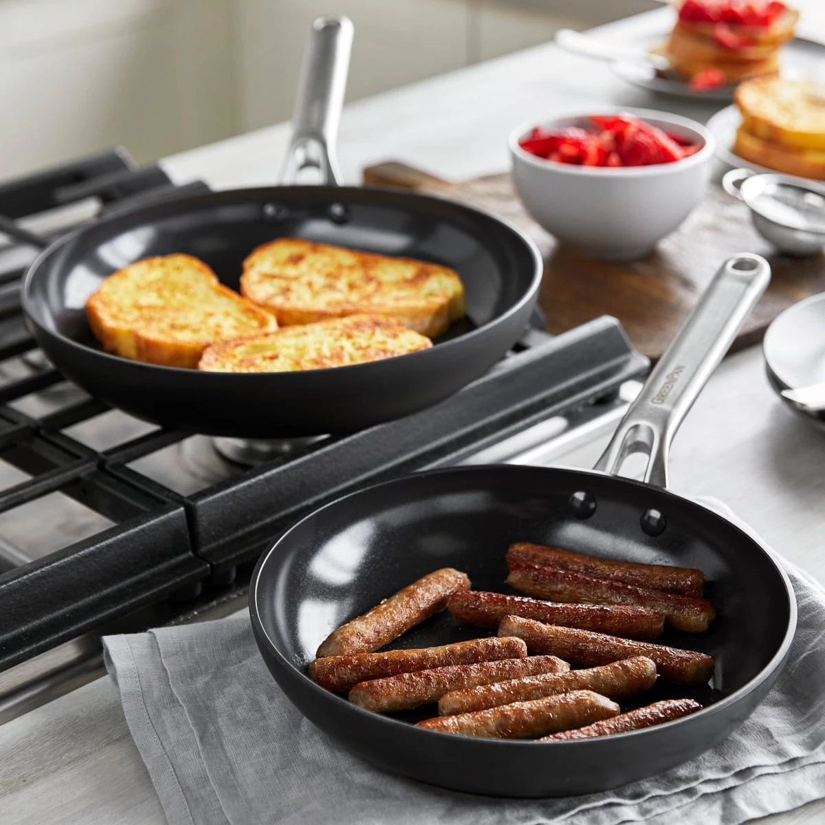 Omega<br> 2pc Cookware Sets, Black - 24 & 28cm 5 Omega<br> 2pc Cookware Sets, Black - 24 & 28cm - Image 5