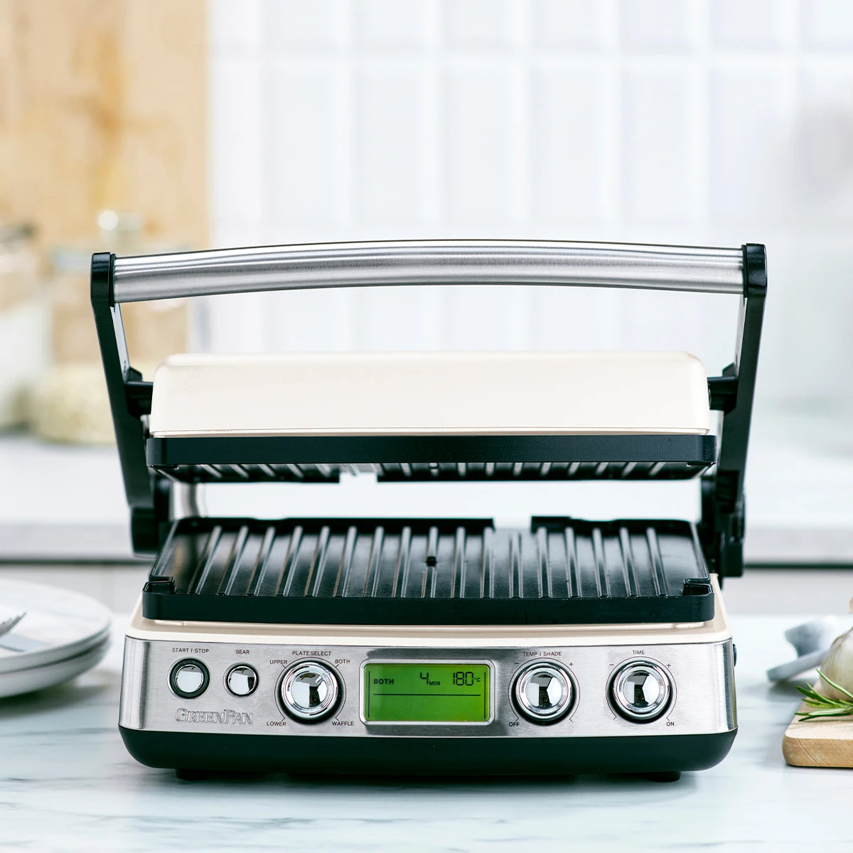 Contact Grill <br> Cream White 3 Contact Grill <br> Cream White - Image 3